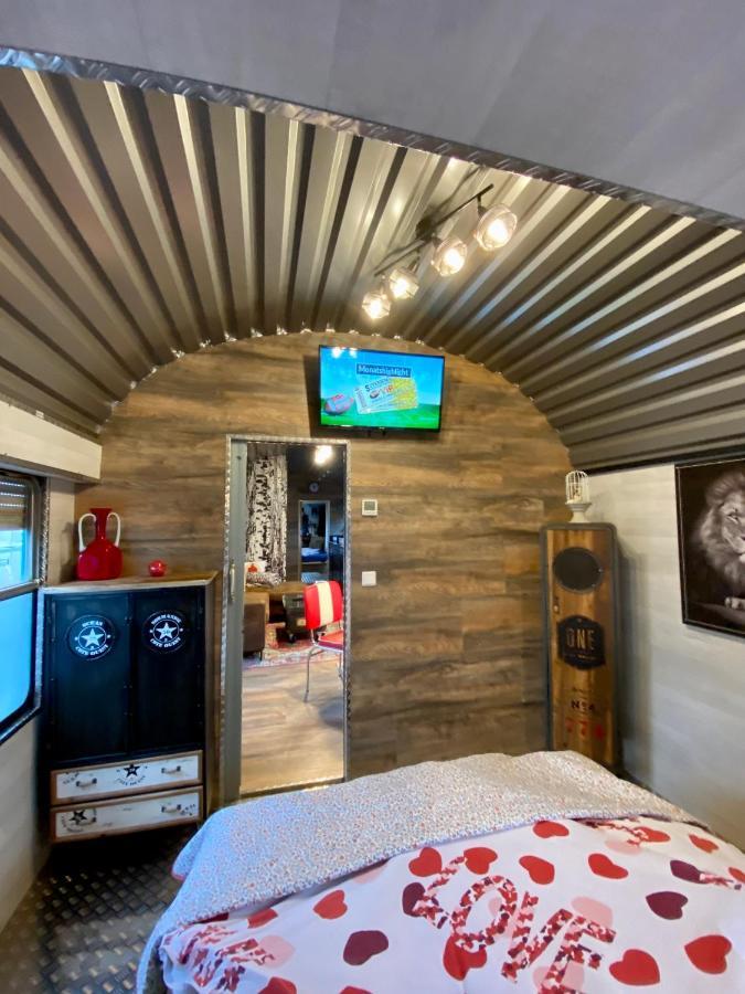 Gleis 2, Waggon Mit Ofen, Optional Mit Whirlpool Und Sauna Кроненбург Экстерьер фото