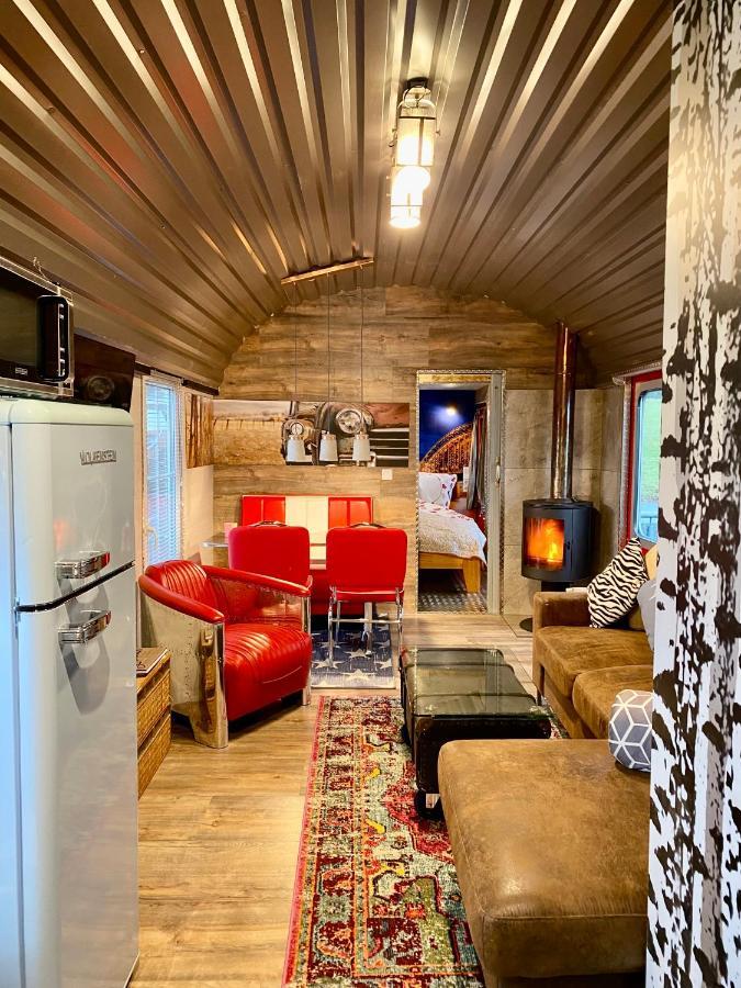 Gleis 2, Waggon Mit Ofen, Optional Mit Whirlpool Und Sauna Кроненбург Экстерьер фото